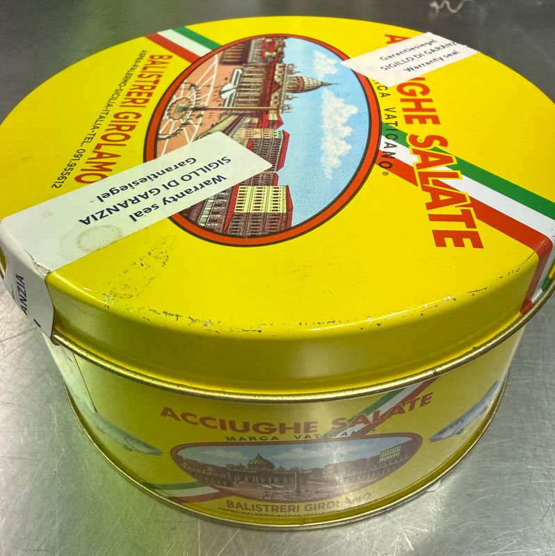Acciughe Salate- Salted Anchovies 750g