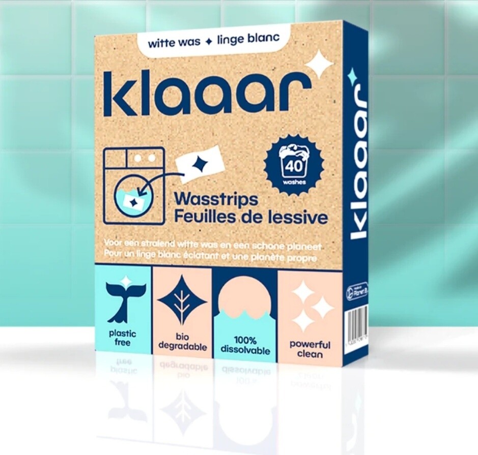 Klaaar wasstrips witte was
