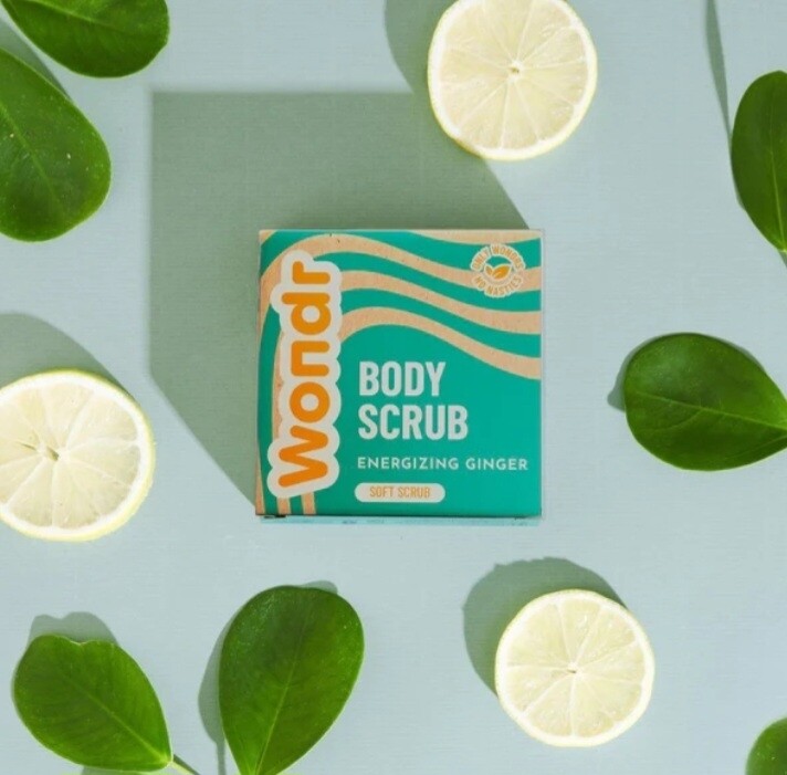 Energizing ginger scrub bar