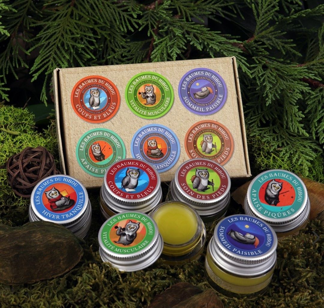 REISSET VAN 6 BIOLOGISCHE BALM 7ML LES BAUMES DU HIBOU