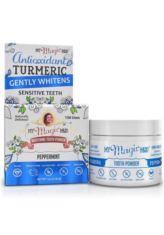My magic mud polishing tooth powder