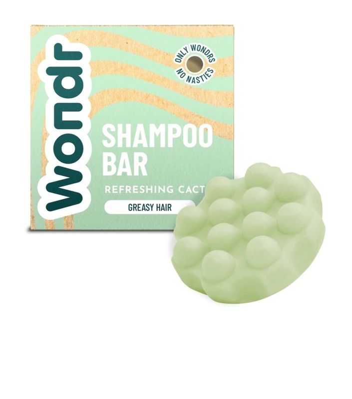 Refreshing cactus shampoo bar