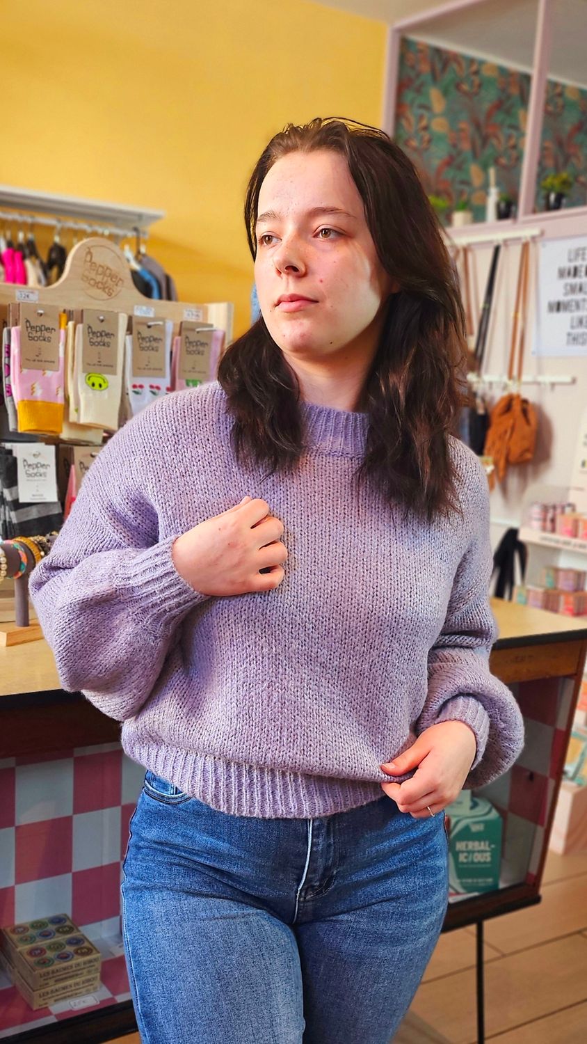 Purple wool