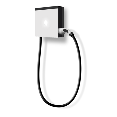 EV Wall Business 22kW Laadstation Wit ( 8m kabel ) EV Wall Business 22kW Laadstation Wit ( 8m kabel )