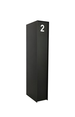 eSafe Fenix Top Medium Zwart RAL9005 pakketbrievenbus eSafe Fenix Top Medium Zwart RAL9005 pakketbrievenbus