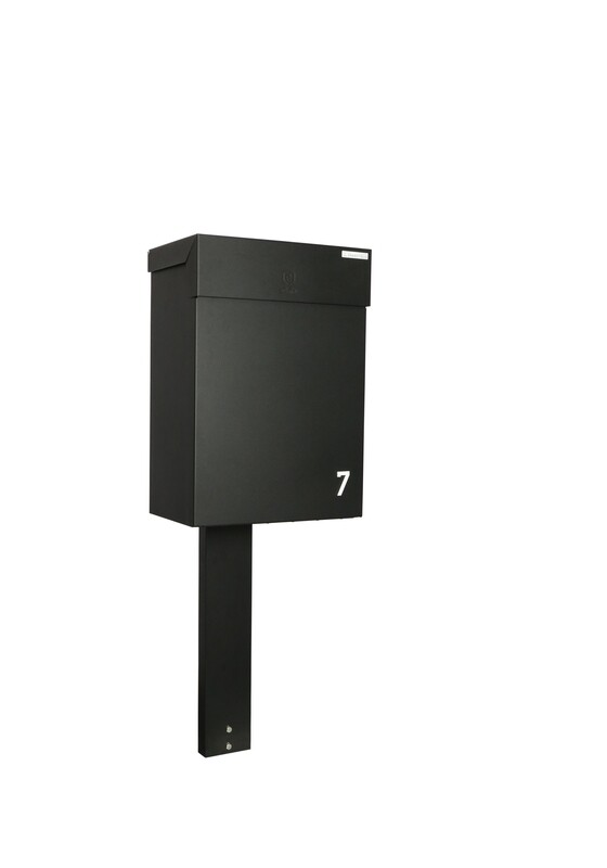 eSafe Topak Digital Zwart RAL9005 pakketbrievenbus eSafe Topak Digital Zwart RAL9005 pakketbrievenbus