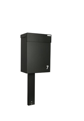 eSafe Topak Digital Zwart RAL9005 pakketbrievenbus eSafe Topak Digital Zwart RAL9005 pakketbrievenbus