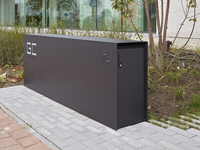 eSafe Maxus Single 1100 Zwart RAL9500 Pakketbrievenbus