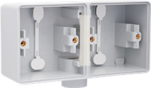Niko Hydro Opbouwdoos Dubbel Horizontaal 1 ingang M20