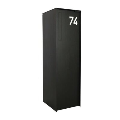eSafe Fenix Top Large Zwart RAL9005 Pakketbrievenbus eSafe Fenix Top Large Zwart RAL9005 Pakketbrievenbus