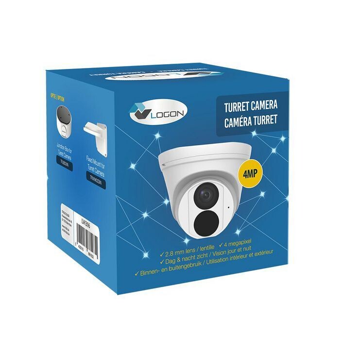Logon 4MP HD Mini IR Turret Network Camera