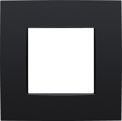 Niko Afdekplaat Intense Matt Black, Specificatie: Enkelvoudig 130-76100