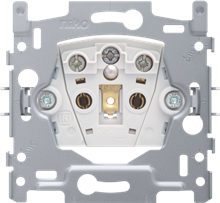 Niko Sokkel voor Stopcontact met penaarde en beschermingsafsluiters , inbouwdiepte 28,5mm 16A/250Vac