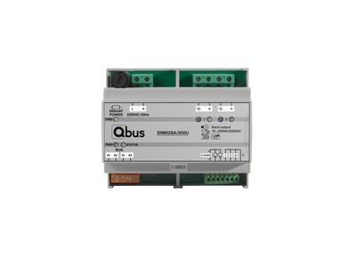 Qbus Universele Dimmer 2 Kanalen