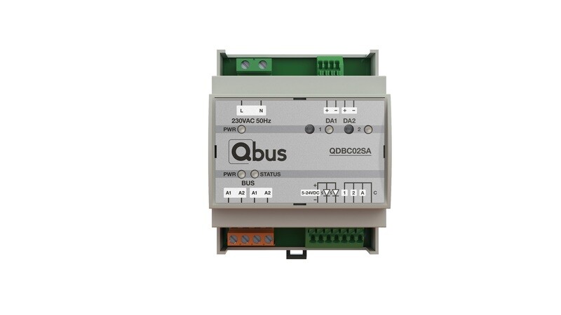 Qbus Stand-Alone DALI Broadcast Module