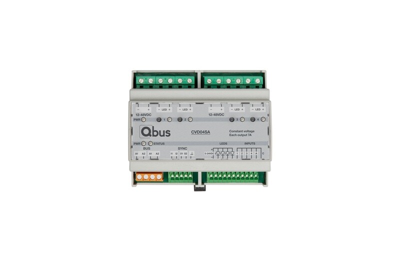 Qbus Universele LED Dimmer 4 kanalen