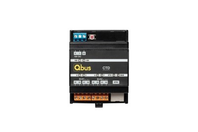 Qbus Controller max voor gemiddeld 2 x 75 Qbus Modules