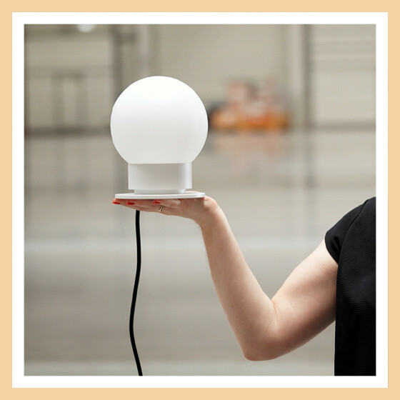 Modern Ball WP Led Table, Afwerkingskleur: White, Kleurtemperatuur Licht: 2700K