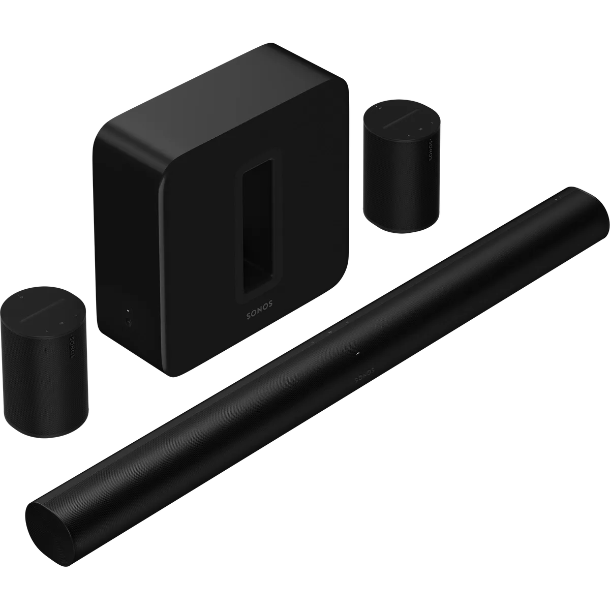 Sonos Premium Meeslepende Set ARC + SUB (GEN2) + 2x ERA100