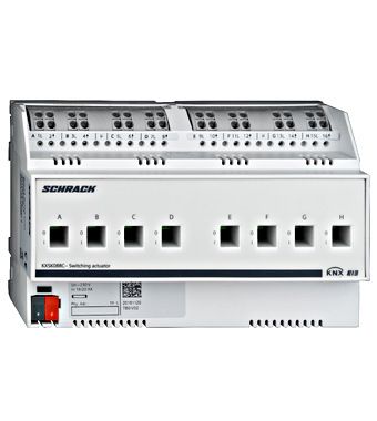 KNX Schakelactor 8 x 16/20A 230VAC KNX Schakelactor 8 x 16/20A 230VAC