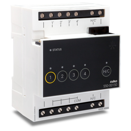 Niko Verwarmings - of Koelingsmodule voor Niko Home Control