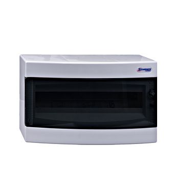 Opbouwkast Transparante deur IP40