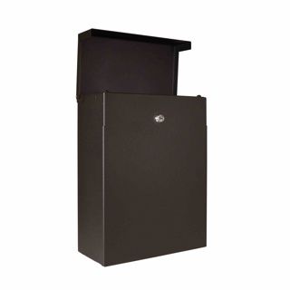eSafe Entrada Mailbox RAL 9005 mat TXT