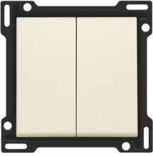 Niko Afwerkingsset voor Serieschakelaar , Wisselschakelaar+Drukknop , Dubbele Wisselschakelaar of Dubbele Drukknop