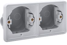 Niko Spuitwaterdichte Inbouwdoos Zwart