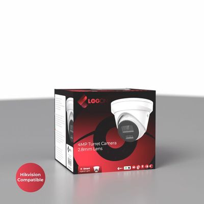 Logon 4MP Turret Camera 2.8mm Lens