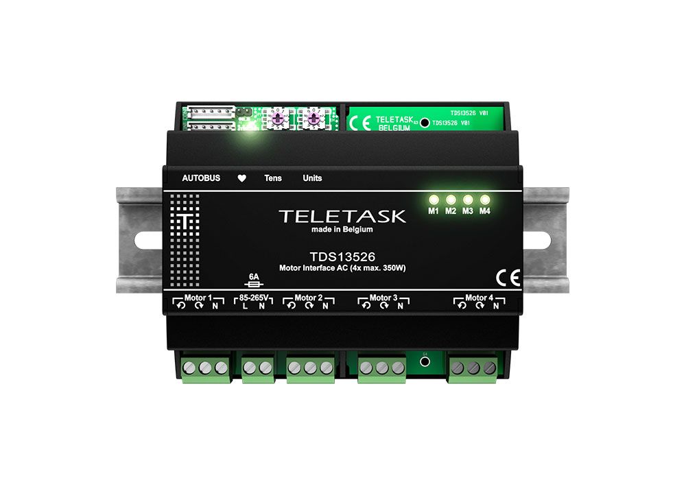 Teletask Motor Interface AC ( 4x max.350W ) - TDS13526