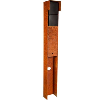 Glampère Pro+ Tuinpaal stopcontact BE6521 Cortenstaal of Zwart