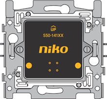 Niko Enkelvoudige muurprint met sokkel voor Niko Home Control 550-14106