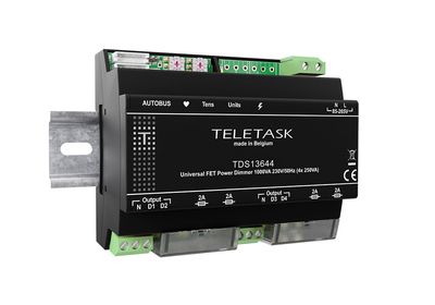 Teletask Universele Fet Power Dimmer 4x250VA - TDS13644