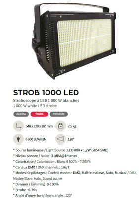 Nicols Strobo LED 1000W