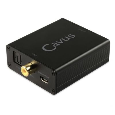 Cavus - Audio Converter - Toslink/coaxiaal naar RCA 3,5mm