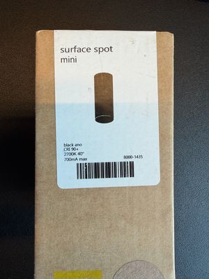 Prado - Surface spot mini - Black ano - 8000-1435