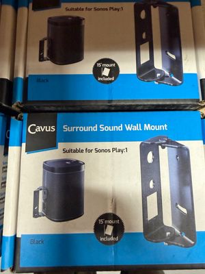 Cavus Surround Sound Wall Mount Sonos Play 1 - SN1TB-2