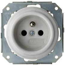 Fontini - Stopcontact Porselein Wit - 31-208-17-2