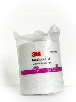 3M™ Medipore™ Chirurgische Hechtpleister HP, 2863, 7.6 cm x 9.1 m, per stuk 3M™ Medipore™ Chirurgische Hechtpleister HP, 2863, 7.6 cm x 9.1 m, per stuk
