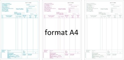Facturier Personalizat A4  - 1.carnet
