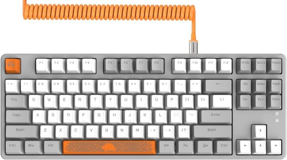 Tastiera meccanica cablata fai-da-te, cavo a spirale, 22 tasti retroilluminati RGB Tastiera meccanica cablata fai-da-te, cavo a spirale, 22 tasti retroilluminati RGB