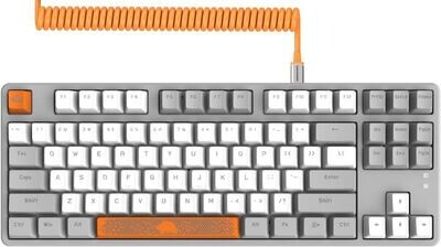 Tastiera meccanica cablata fai-da-te, cavo a spirale, 22 tasti retroilluminati RGB Tastiera meccanica cablata fai-da-te, cavo a spirale, 22 tasti retroilluminati RGB