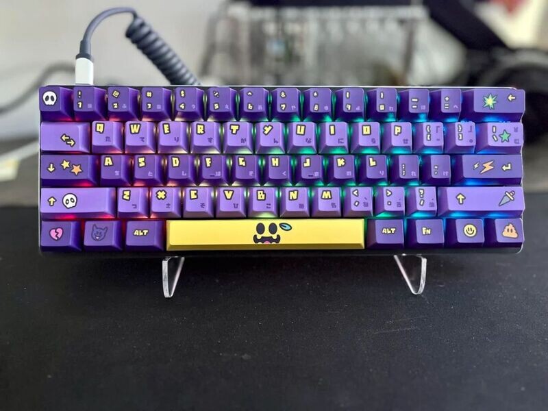 Tastiera meccanica da gioco 75% sostituibile a caldo, 2,4 GHz/Bluetooth 5.0/cablata