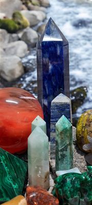 Gepolijste mineralen