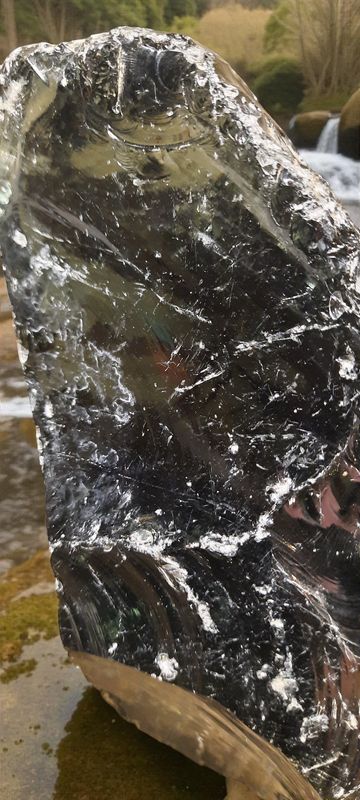 Obsidiaan zwart