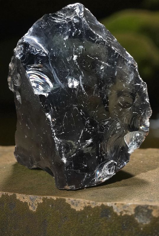 Obsidiaan zwart