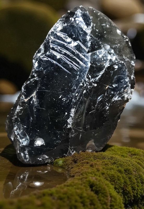 Obsidiaan zwart