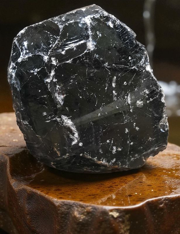 Obsidiaan zwart