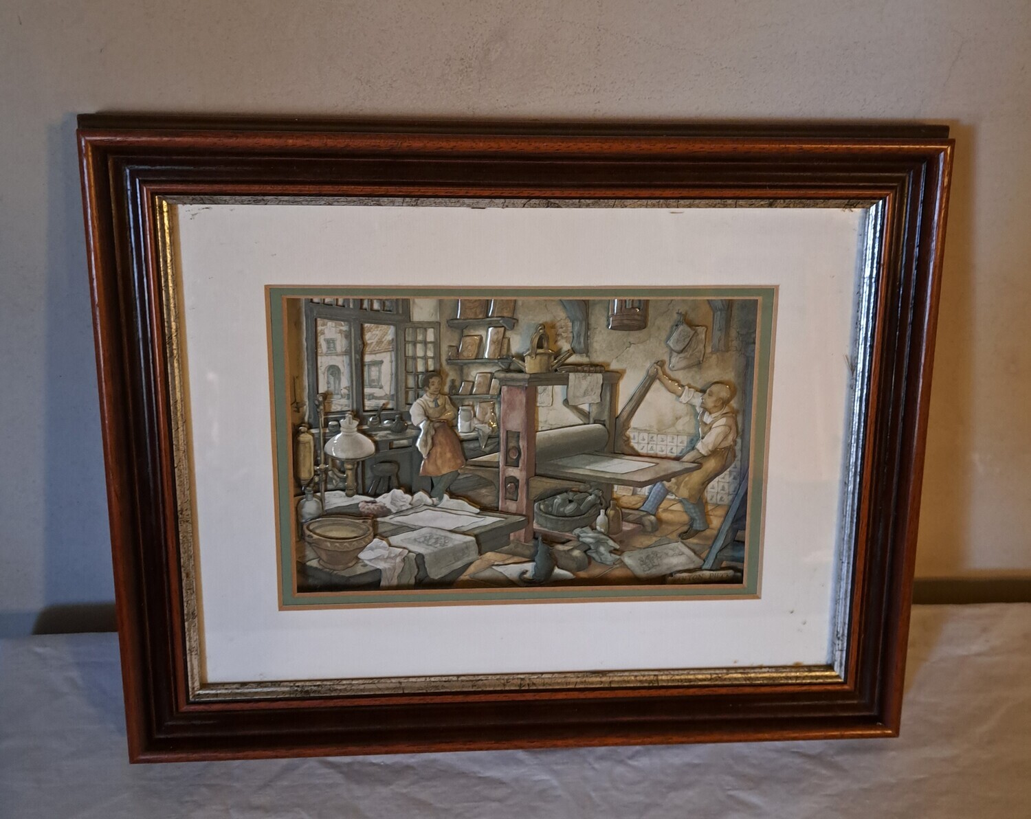 Anton Pieck schilderij